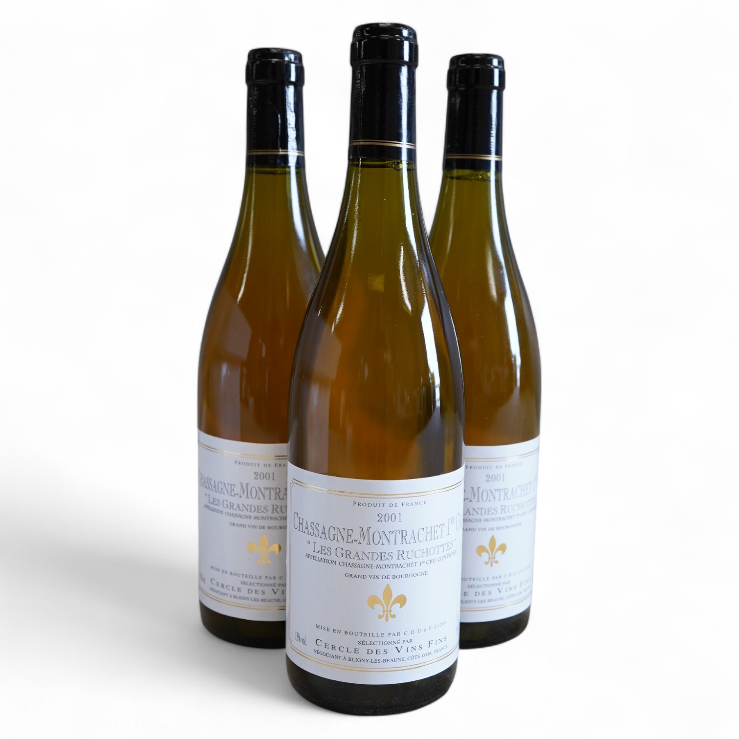 Cercle des Vins Fins, Chassagne-Montrachet Premier Cru 'Grandes Ruchottes', 2001